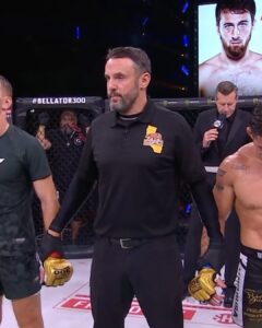Mukhamed Berkhamov Instagram - Berkhamov bounces back with a win 🔥 @mukhamed_berkhamov put on a striking CLINIC to secure the decision win at the @PechangaArenaSD 👊 #Bellator300 @MonsterEnergy Prelims fueled by @cardenasmarkets LIVE on YouTube 📺