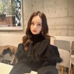 Murase Sae Instagram - #dailylook 黒だよっ🙊🩷 New Release Today(: #ANDGEEBEE #クリスマスコーデ