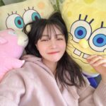Murase Sae Instagram - #dailylook なんだろな、実家に帰るたびスポンジボブ増えてるんだよな🤔🧽笑
