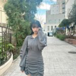 Murase Sae Instagram - #dailylook サンプルから修正を重ねて 360度どこからみても可愛いシルエットにできた💖 今日から発売です^_^ @andgeebee_official ドロストフーディーワンピ▶︎2/2 和歌山つーいた！明日TGCで会いましょう☺️
