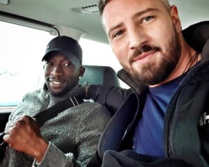 Murathan Muslu Instagram - Monsieur Farbar Dieng and Me - CORTEX / "New Project" 
@farba_dieng #actorslife #hamburg #2019