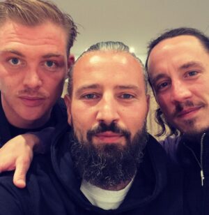 Murathan Muslu Instagram - Two Kings of Acting - David Schütter and Laurence Rupp. Danke für alles Jungs. 
@david.schuetter @laurencerupp