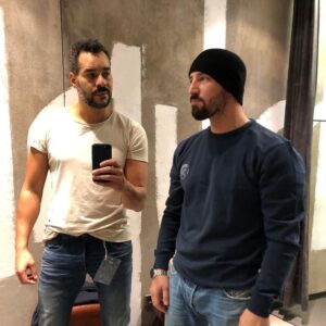 Murathan Muslu Instagram - Gemeinsam mit meinem Kup und Kollegen Michael Klammer irgendwo in Berlin 

@_michael.klammer_ #actorslife #berlin