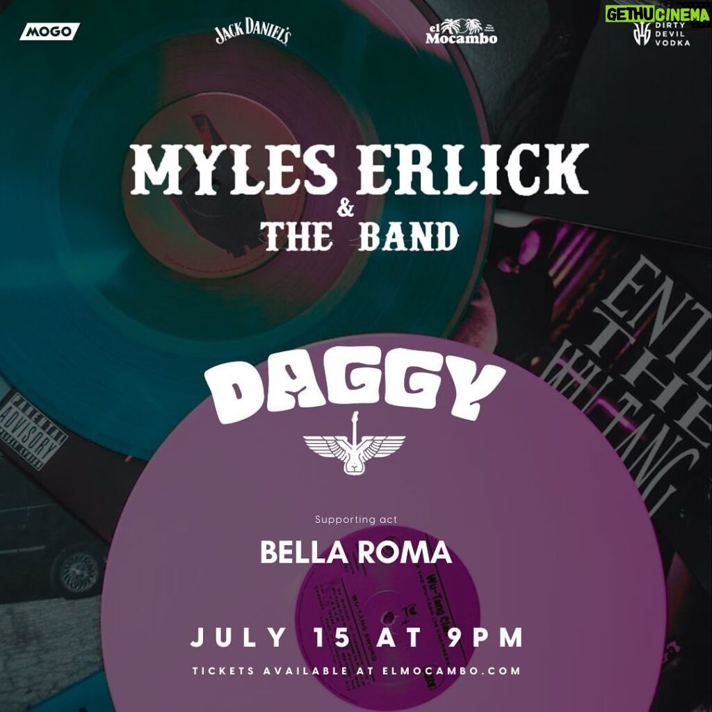 Myles Erlick Instagram - TORONTO FRIENDS! I’m playing live July 15th at the El Mocambo! It’s going down🔥 Link in bio for tickets! • • • @daggymusic @bellaa.romaa @theelmocambo #LiveShow #July15th #rock #country #soul #concert #venue #music Toronto, Ontario