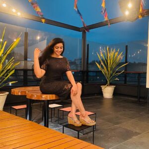 NAKSHATRA TRINAYANI Instagram - Welcoming my Sunday after long time !!
.
#nakshatra #nakshatratrinayani 
.
.
.
.
.
.
.
.
.
.
#saturday #welcoming #sunday #funday #trending #pub #night #chill #hyderabad #tollywoodactress #live #love #simple #smile