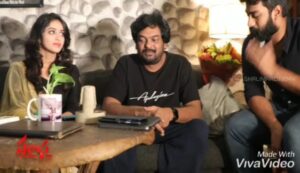 NAKSHATRA TRINAYANI Instagram - Thanks for your wonderful words @purijagannadh sir 🤗😊
.
.
.
@rakshit_11 @iamkarunakumar @lakshman.meesala.7 #TammareddyBharadwaja @thiruveer @dhyan_atluri @raghu.kunche @poetbb @lakshmibhupala @vincentarul @adityamusicindia @gskmedia_pr