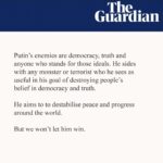 Nadezhda Tolokonnikova Instagram - As Russia arrests me in absentia today for "clear disrespect for society”, my op-ed on @skochilenko comes out in @guardian. Sasha is everything that I want my Russia to be. "I did not give in under the threat of captivity, pressure, persecution, an eight-year request from the prosecutor's office, I was not a hypocrite, I did not lie, I was honest to myself and to the court" - said Sasha. Sasha gives me hope for the future of Russia. Paying an insanely high personal price for it, Sasha shows the entire world that Russia isn't just Putin's orks. All Russians who oppose the war and Putin owe Sasha for this, and have to make sure she'll be released soon. FULL ARTICLE 👉 LINK IN PROFILE