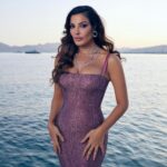 Nadine Njeim Instagram - About last night … attending @amfar Wearing exclusive custom made dress @dolcegabbana Milan , a big thank you DG team Milan for the special care and support to make this happen and of course this beautiful dress. Special thanks to @chopard and Caroline @chopardbycaroline for being such an incredible person , I am so happy to be part of chopard family , and thank you to the entire team it is such a pleasure to work with you. Hotel Martinez