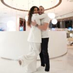 Nadine Njeim Instagram - when we are together… we smile … we shine… hand in hand… side by side … love wins 😇 May we always be protected and blessed with true love and happiness.