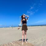 Nanase Yoshikawa Instagram - 昨日はてくてく散歩ロケでしたー！ この加工なしの青い空！最高！！ 美味しいものもたくさん食べました😊 誕生日にいい思い出作れた🫶 放送は8月4日22時〜チバテレビで放送です☺️お楽しみにー！