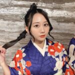 Nao Furuhata Instagram - FCイベで着た着物 1部は前髪流してポニー！ 帯は落ち着いた雰囲気で 髪飾りは少し尖った感じの ギャップが、たまらん。 #着物 #着物ヘア #千切屋治兵衞 #chiji1555 #japanesetraditional