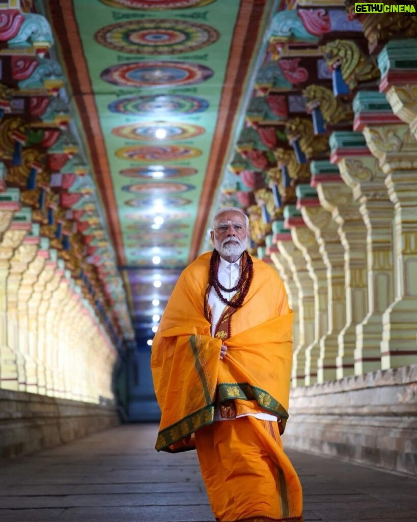 Narendra Modi Instagram - Blessed to visit the Sri Ranganathaswamy Temple and the Arulmigu Ramanathaswamy Temple.