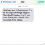 Natalia Dyer Instagram - Morning mantra from a man who is always teaching me to practice open mindedness and unconditional love 💜