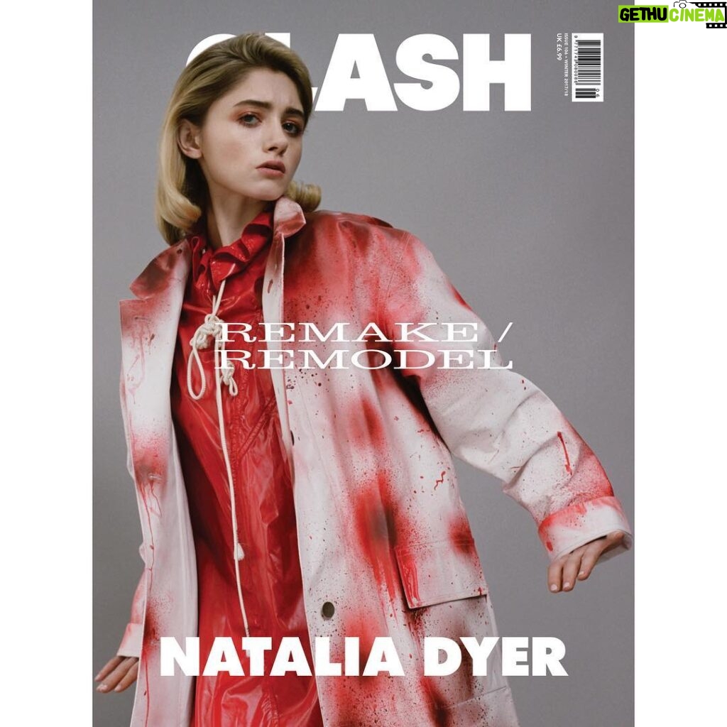 Natalia Dyer Instagram - very excited for this @clashmagazine winter issue #clash106 #clashxnataliadyer
