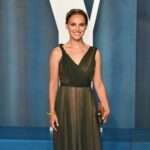 Natalie Portman Instagram - Wearing @dior at @vanityfair #oscars2022 Makeup: @lisastoreymakeup Hair: @mararoszak Nails: @glitzingup Jewelry: @neillane Styling: Ryan Hastings