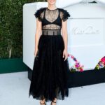 Natalie Portman Instagram - At the @dior Millefiori Garden Fragrance pop-up last week 💐 Makeup: @lisastoreymakeup Hair: @mararoszak Nails: @glitzingup Styling: Ryan Hastings Dress: @dior