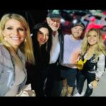 Natalie Stovall Instagram - 🏁 Bristol Baby!! 🏁 When I was little, my big brother, Joe, would have his friends over every weekend for the @nascar races. And inevitably, when a break would happen, there was always a “Natalie! Go get your fiddle!” So I’d play a few songs and feel like the coolest kid around. Fast forward to this past weekend, I attended my very first race, in the “coolest kid” way possible… (thank you @quartzhillrecords 🤍🥂) and I found myself again playing that fiddle, as us ladies did a little acoustic set for some VIP’s. It was so much fun cheering for @tyler_reddick and getting to soak it all in! What an experience!!! Swipe to the end to see Joe-Bob and little me. Bristol Motor Speedway