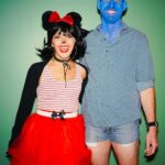 Natalie Stovall Instagram - Halloween 2023 🎃👻 Minnie and her fav Never-Nude. #ArrestedDevelopment #ImAfraidIJustBlueMyself Thanks for the photos and fun @mollypeachphoto @cambrousseau 🍫 And thanks for the ears @avond76 👻