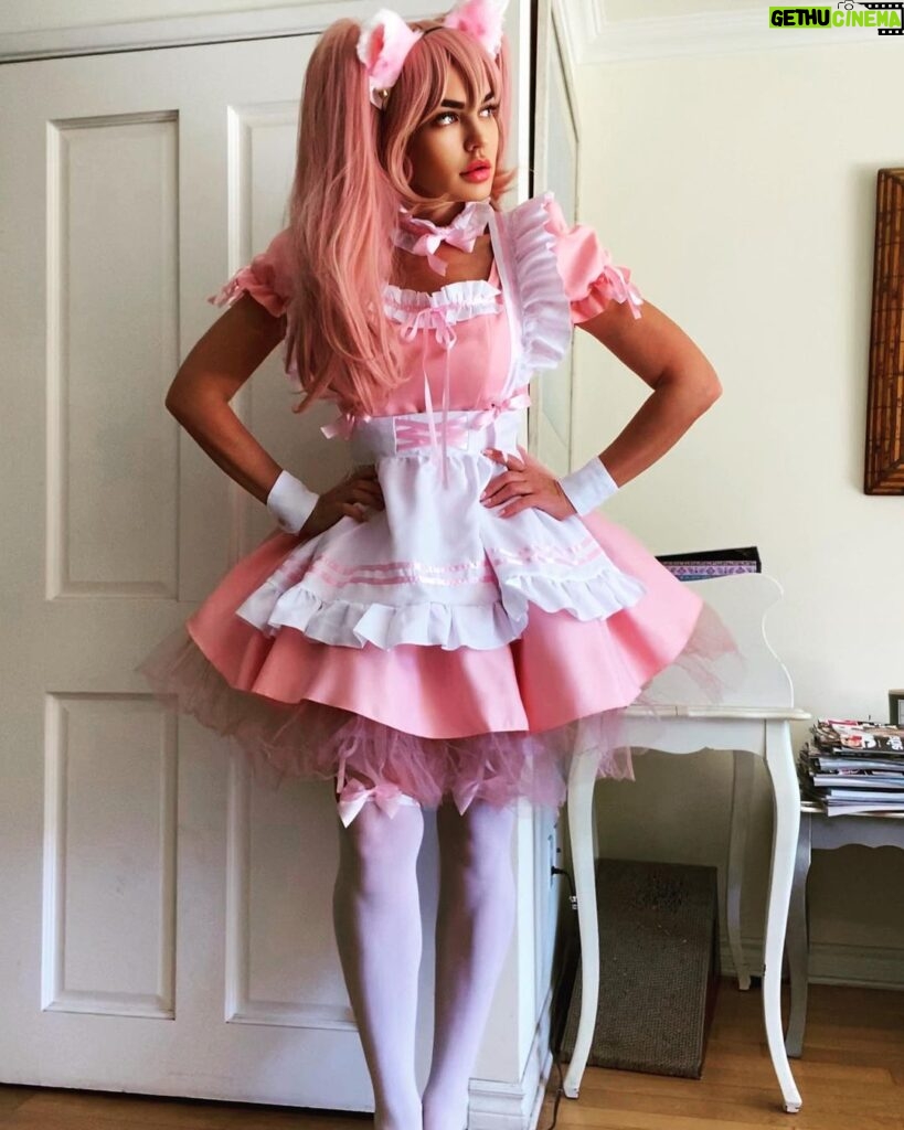 Natasha Alam Instagram - #junkoenoshima dressed as #maid #halloweencostume #halloween #cosplay Bel Air