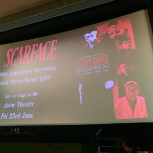 Nathan Hill Instagram - Fabulous night with the cinematic legend himself Steven Bauer! 
@officialstevenbauer @natejhill @astortheatremelb
#scarface #breakingbad #thiefofhearts #stevenbauer #hollywood #actor #alpacino #cuba #event #qanda #celebrity #kingpin #star #righthandman #cinema #legend #theworldisyours