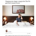 Nathaniel Ho Instagram - Thank you Joanne from @straits_times for kindly covering this, it was a nice surprise! Thank you again to @jessica.yoowonoh and team, as well as all the wonderful people I’ve met (and yet to meet) on this music journey! You guys inspire me so much ❤️ Thank you also to @iconcollective for giving me a great foundation in songwriting and music production. The learning journey continues! I will continue to work hard and let’s make more magic together! ✨ Full article: https://www.straitstimes.com/life/entertainment/singaporean-singer-songwriter-nat-ho-gets-his-k-music-break Seoul, Korea