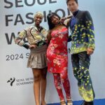 Nathaniel Ho Instagram - Thoroughly enjoyed @greedilous_official #SS2024collection at Seoul Fashion Week! Thank you @tinamirae for the invite and @greedilous for having us - it was such a fun show! It was also really nice to finally meet @reneedreamsart too! #SeoulFashionWeek #Greedilous #Greedilous_official DDP - 동대문디자인프라자