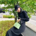 Natsuki Deguchi Instagram - 💚💚💚 #トリーバーチ#エラバイオ #pr