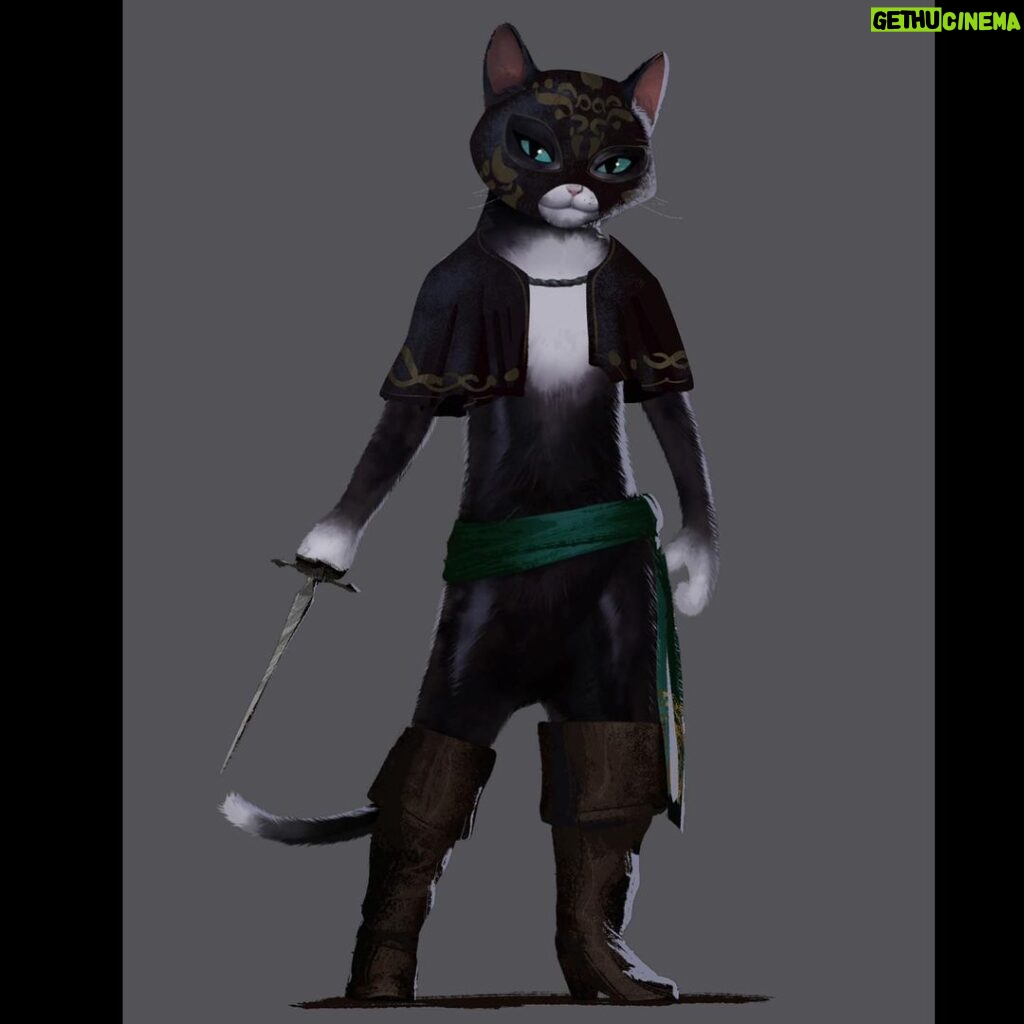 Naveen Selvanathan Instagram - Kitty Softpaws character paint. The older design was updated by @jesusalonsoiglesias and @shiyoon83 . She is supposed to have a more plush fur compared to the more textural fur of Puss, Perrito and the bears. . . #pussinbootsthelastwish #pussinboots #catsofinstagram