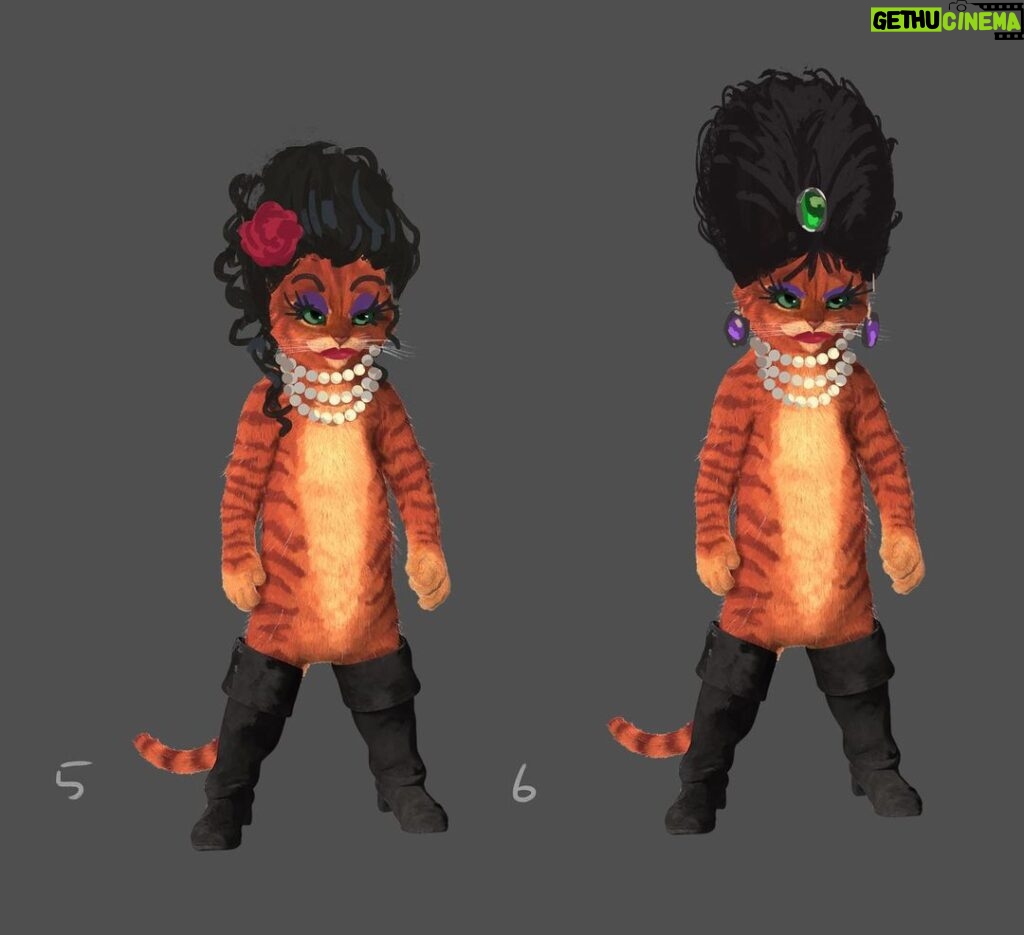 Naveen Selvanathan Instagram - In the older version of the story, Puss disguises himself with accessories and make up from Mama Luna’s closet to escape from Goldie and the bears. Here were some options. #pussinboots
