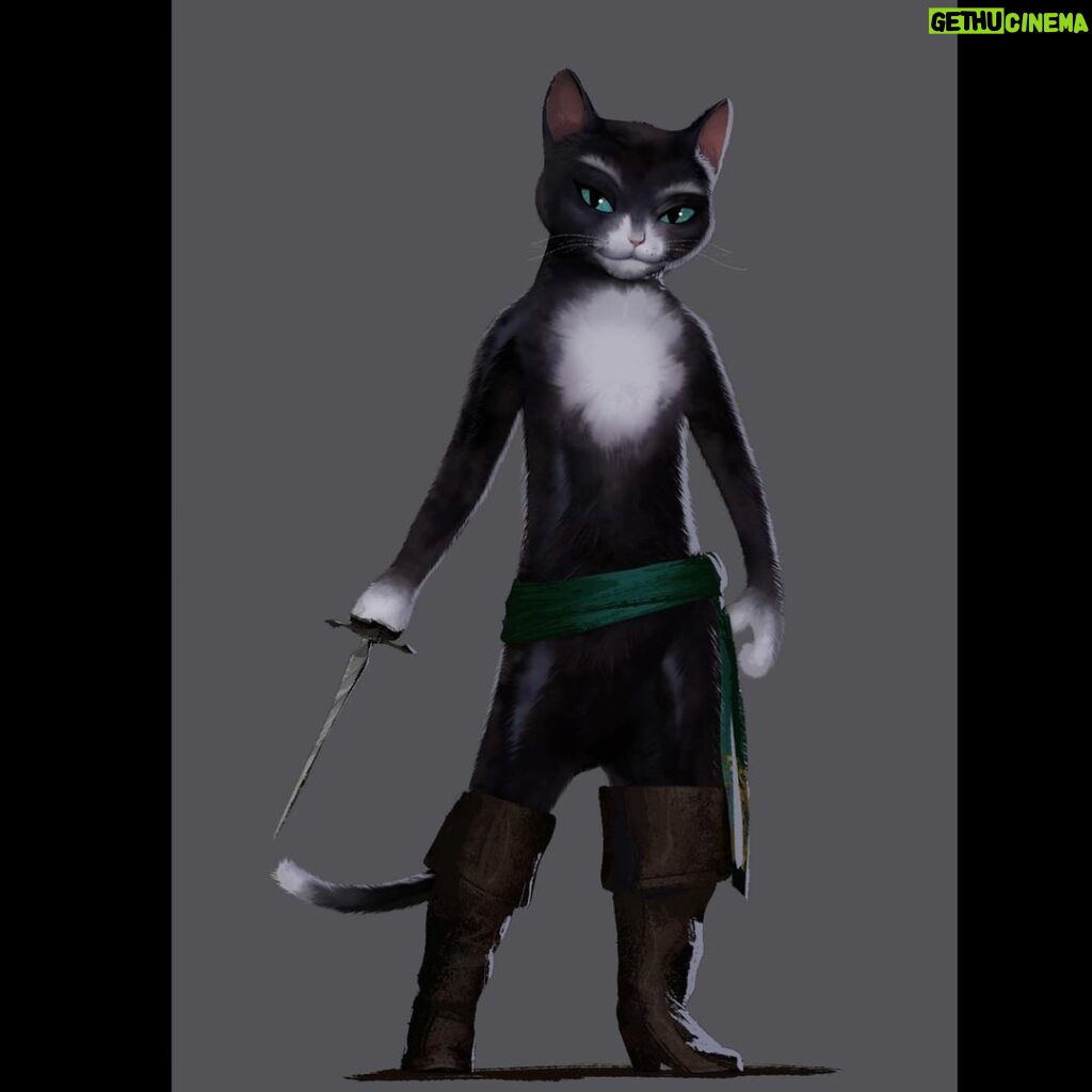 Naveen Selvanathan Instagram - Kitty Softpaws character paint. The older design was updated by @jesusalonsoiglesias and @shiyoon83 . She is supposed to have a more plush fur compared to the more textural fur of Puss, Perrito and the bears. . . #pussinbootsthelastwish #pussinboots #catsofinstagram
