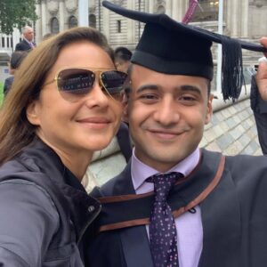 Nelly Karim Instagram - Congratulations my love ❤️best of luck we all so proud of you my little extraordinary genius @yousabry #love #proudmom #positivevibes