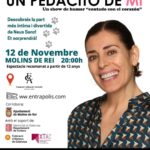 Neus Sanz Instagram - ♥️ . 📌Molins de Rei 📌Foment Cultural i Artístic 🗓Sab 12 de Noviembre ⏰20h 🎟 neussanz.es 🎟 entrapolis.com . @diverevent #graciasvida #seanfelices #neussanz #assaiassai #cultura #unpedacitodemi ♥️