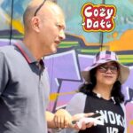 Nia Dinata Instagram - Old couple cozy Saturdate💃🏻 Tua tua ngedate nya di supplier bahan bangunan, ngga pake mandi, kemeringet seharian. Areanya ternyata asik, kanan kiri penuh mural art. Walaupun panasnya bikin ngilu hari ini, jogetin aja! #stayinalive #saturdate #streetart