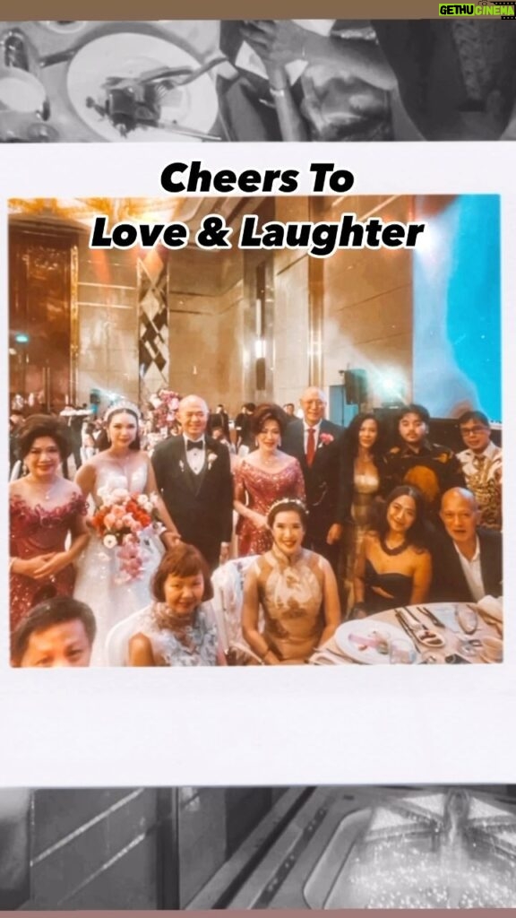 Nia Dinata Instagram - Cheers To Laugh & Laughter and Happily Ever After. Congratulations Flo & Andy also to the whole lovely family of @wenny.lo 🤍🤍🤍 #weddingbliss #floingwithyu