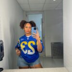 Nia Sioux Instagram – first rams game was a success🏈💙💛 SoFi Stadium