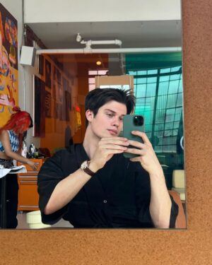 Nicholas Galitzine Instagram - Back to (almost) black