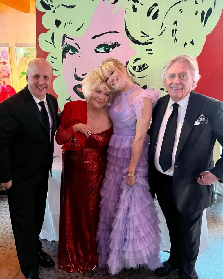 Nicholle Tom Instagram - #TBT to @official_renee_taylor ‘s 90th Birthday Extravaganza! I still can’t believe that spring chicken is 90! &&& she’s headed to Broadway! May we all be as inspiring, energetic and youthful as she! It was an enchanting evening and I absolutely loved catching up with some very familiar faces. Everyday is a good day to celebrate the beautiful and talented Renée Taylor! #HappyBirthday #SpringChicken #TVFamily #TheNanny Columbus Circle