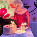 Nicholle Tom Instagram – #TBT to @official_renee_taylor ‘s 90th Birthday Extravaganza! I still can’t believe that spring chicken is 90! &&& she’s headed to Broadway! May we all be as inspiring, energetic and youthful as she! It was an enchanting evening and I absolutely loved catching up with some very familiar faces. Everyday is a good day to celebrate the beautiful and talented Renée Taylor! #HappyBirthday #SpringChicken #TVFamily #TheNanny Columbus Circle