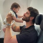 Nick Bateman Instagram - Beginning vs End of the flight ✈️ #firstflight LAX - Los Angeles International Airport