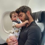 Nick Bateman Instagram - Beginning vs End of the flight ✈️ #firstflight LAX - Los Angeles International Airport