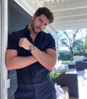 Nick Bateman Instagram - After 20yrs the @bulgari Aluminium watch is back. #bvlgari #bvlgariwatches #ad #bulgarialuminium