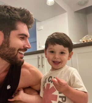Nick Bateman Instagram - One of us woke up at 4am and had a mosh pit in the crib.