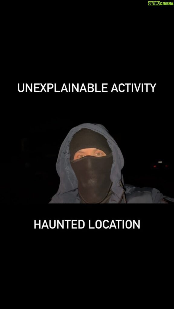 Nick Groff Instagram - Unexplainable activity at a haunted location! Creepy vision!