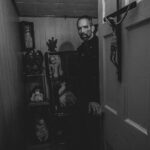Nick Groff Instagram - Would you investigate Alone in complete darkness in here? Extremely haunted! Something pulled my arm in this room filled with negative objects!