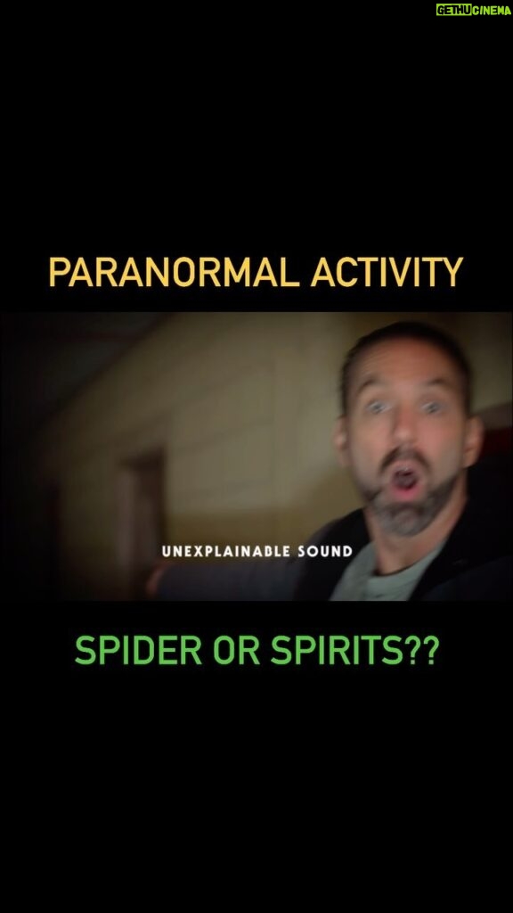 Nick Groff Instagram - Spiders or Spirits?? What would you do?? #paranormal #spider #ghost #fyp #scary #crazy @tessagroff_ @deathwalkerseries