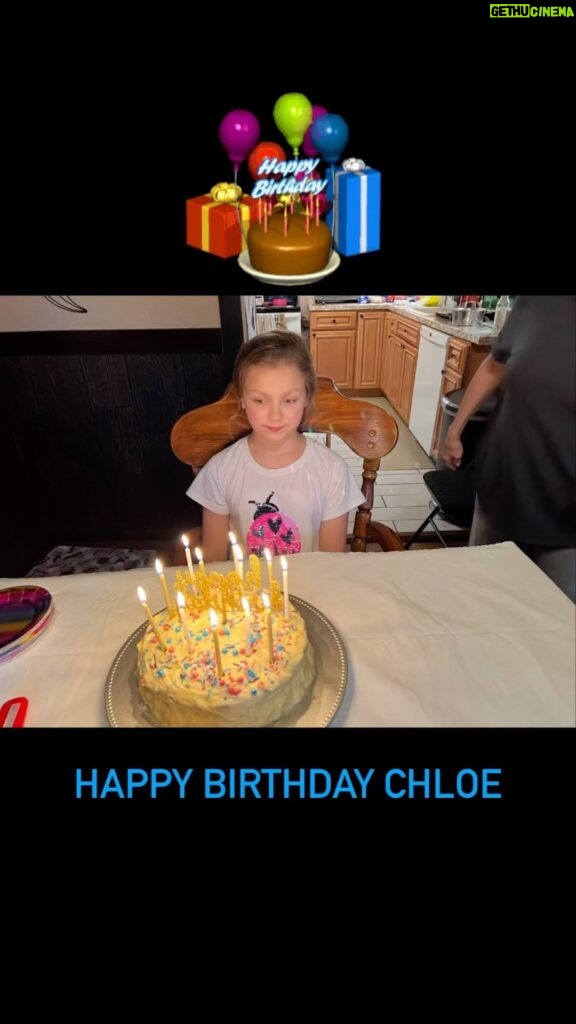 Nick Groff Instagram - Happy 9th Birthday Chloe! ❤️ I love you!! Smart, funny, athletic and loved so much!! Keep growing and never stop being you!