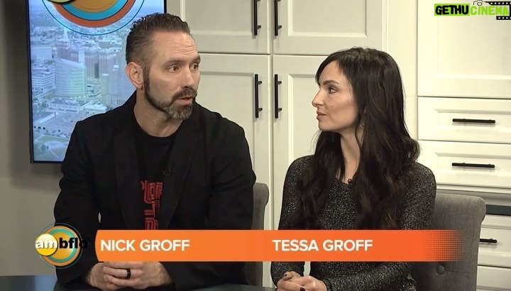 Nick Groff Instagram - Talking about our #paranormal #life @tessagroff_