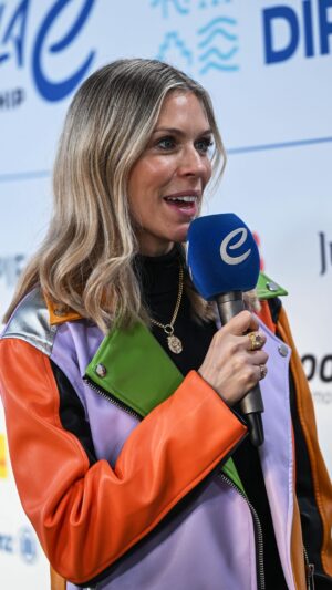 Nicki Shields Instagram - True story! 😆 Anyone else get the fear just before public speaking or a presentation at work? 

But I think that’s why I love it… Keeps me on my toes and always thinking 🧠🧐🎤💖

#motorsport #presenter #livetv #formulae #pitlane #sustainability  #womeninstem