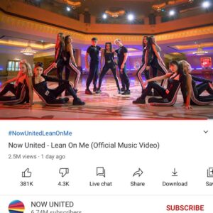 Nicky Andersen Instagram - Wait what!? 2.5 million views in 1 day 😍 What is your favorite part of the music video?  #nowunitedleanonme