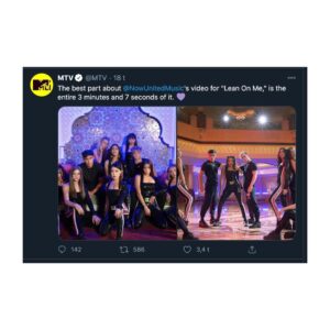 Nicky Andersen Instagram - Wait what!? 2.5 million views in 1 day 😍 What is your favorite part of the music video?  #nowunitedleanonme
